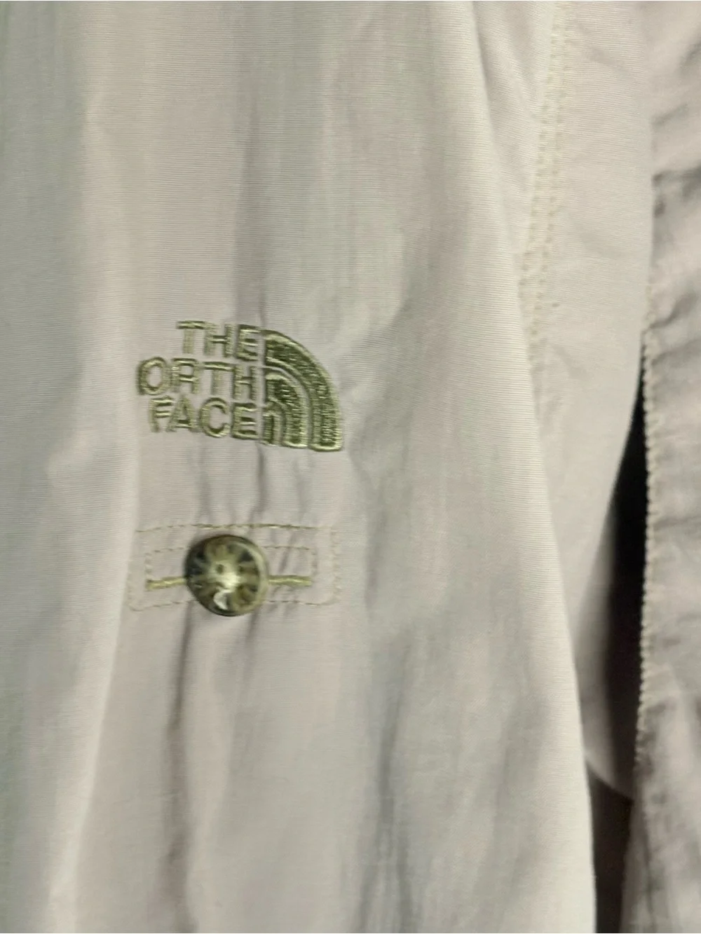 The North Face Men’s Large L/S Hiking Roll Sleeve Camp Outdoor Shirt Gray Button
